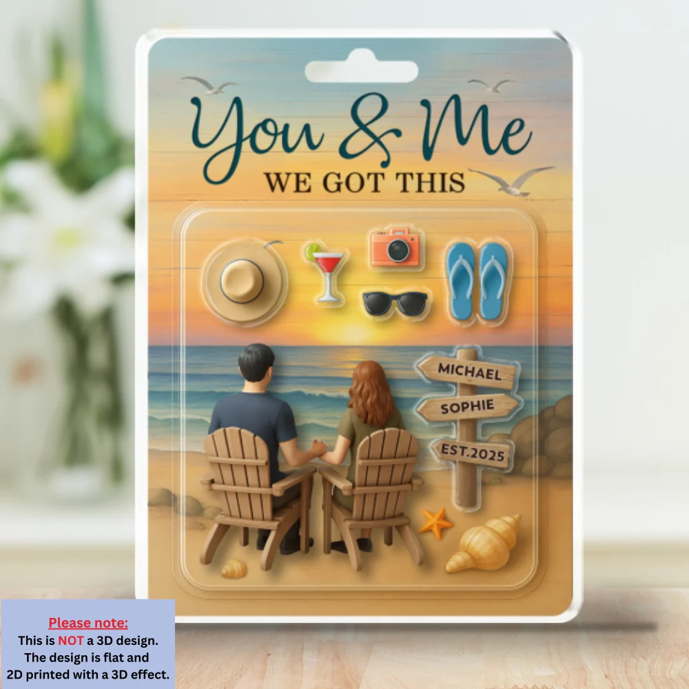 We Built A Life We Loved - Personalized Custom Acrylic Plaque - Image 5