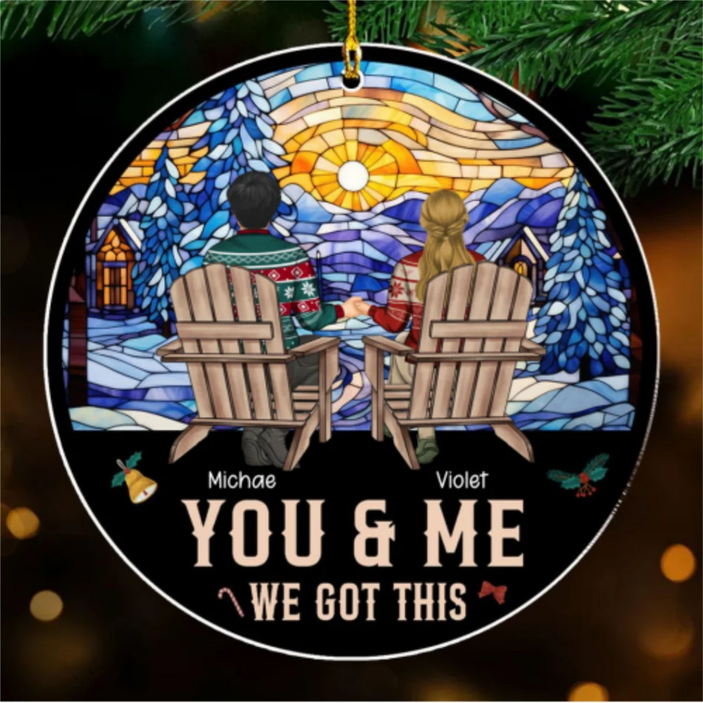 We Got This Christmas - Personalized Custom Acrylic Ornament - Image 4