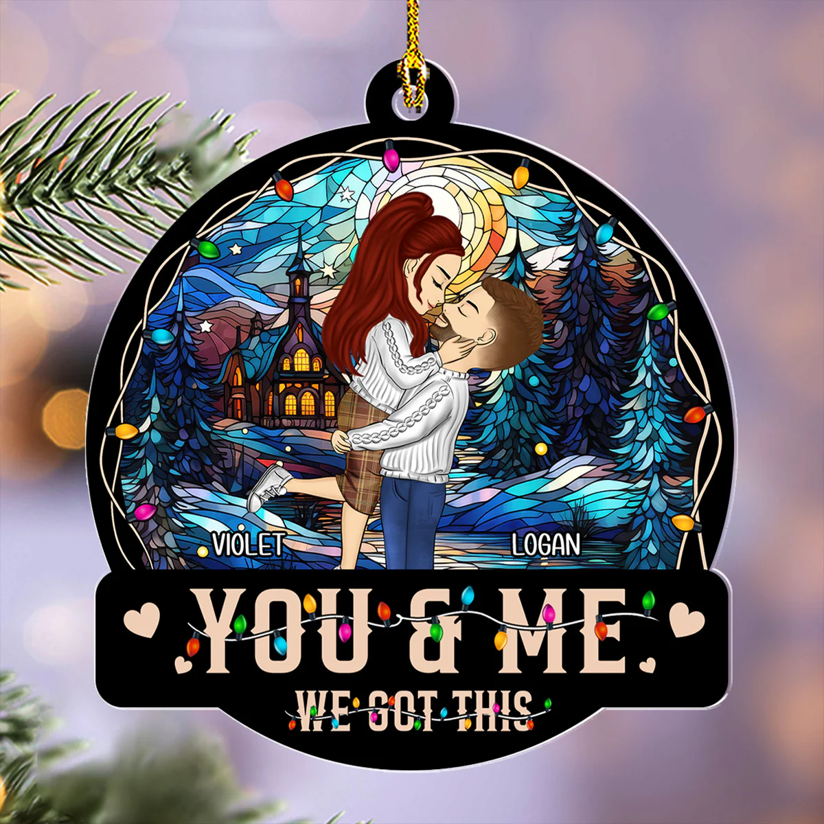 We Got This - Personalized Custom Acrylic Ornament - Image 3