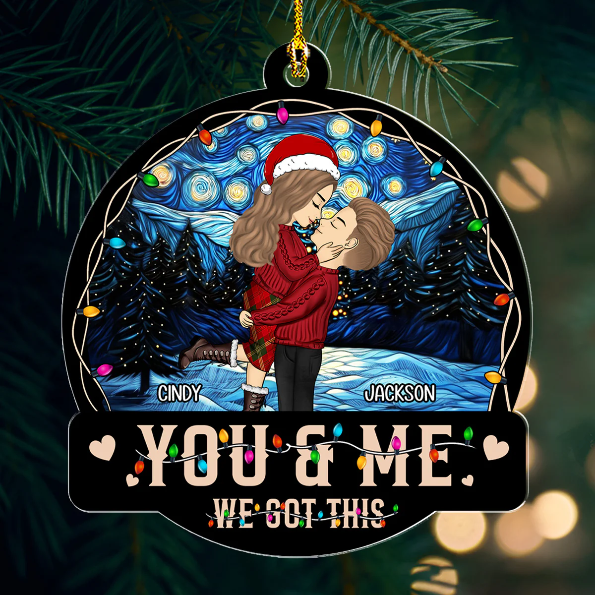 We Got This - Personalized Custom Acrylic Ornament - Image 4