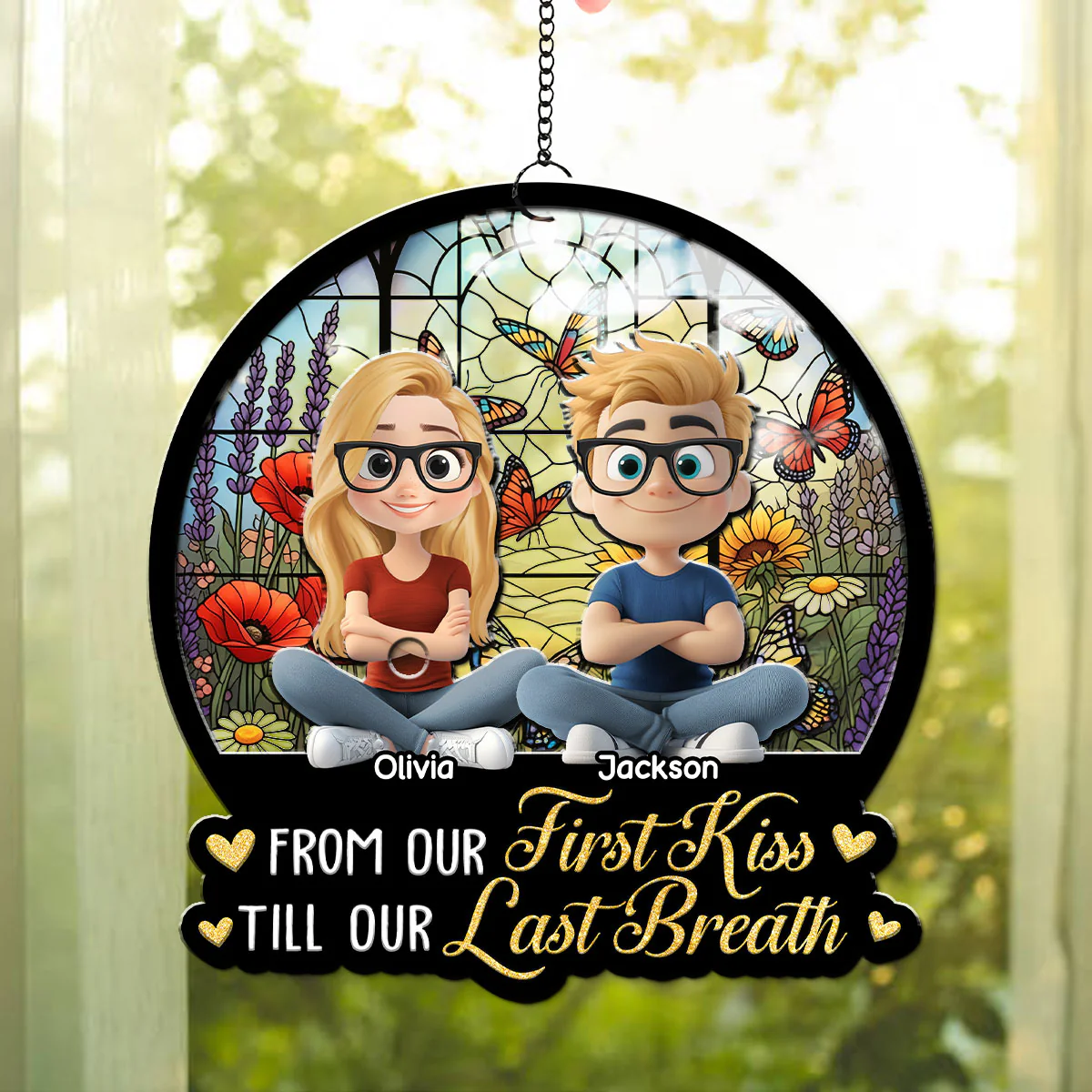 We Got This Till Our Last Breath - Personalized Custom Suncatcher - Image 3