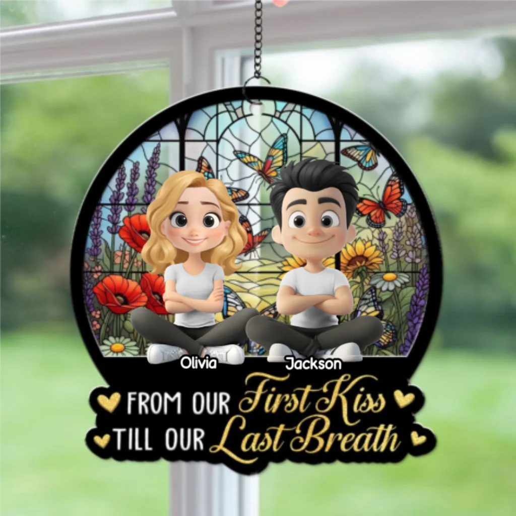 We Got This Till Our Last Breath - Personalized Custom Suncatcher - Image 6