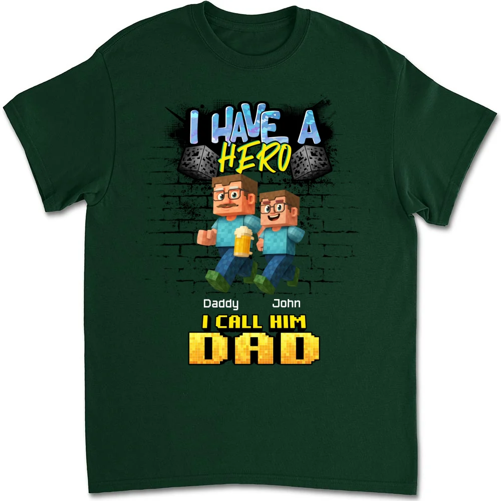 We Have A Hero Called Daddy - Personalized Custom Shirt - Image 15