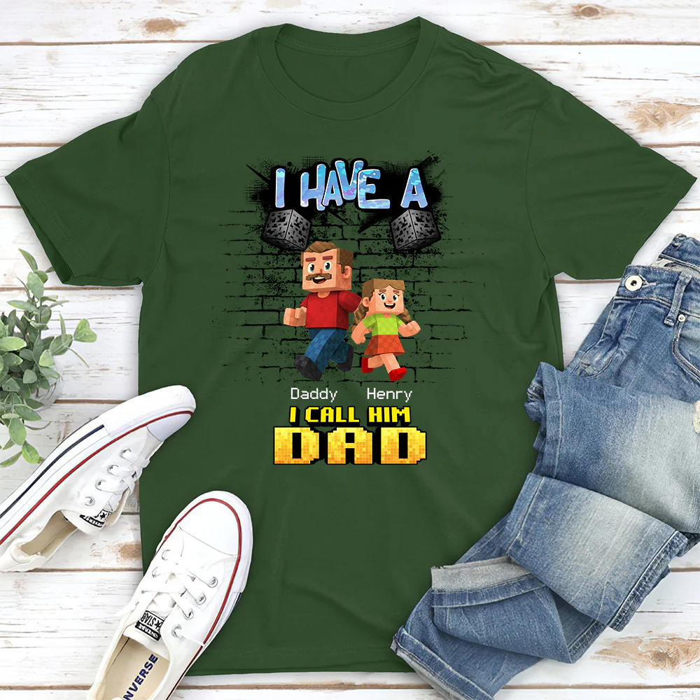 We Have A Hero Called Daddy - Personalized Custom Shirt - Image 4