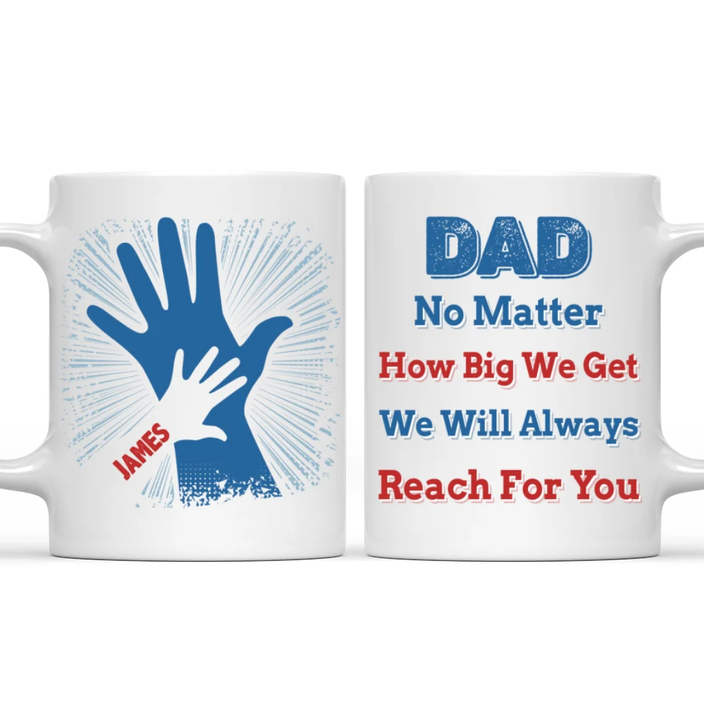We Hold Our Hands Together And Forever - Personalized Custom Coffee Mug - Image 7