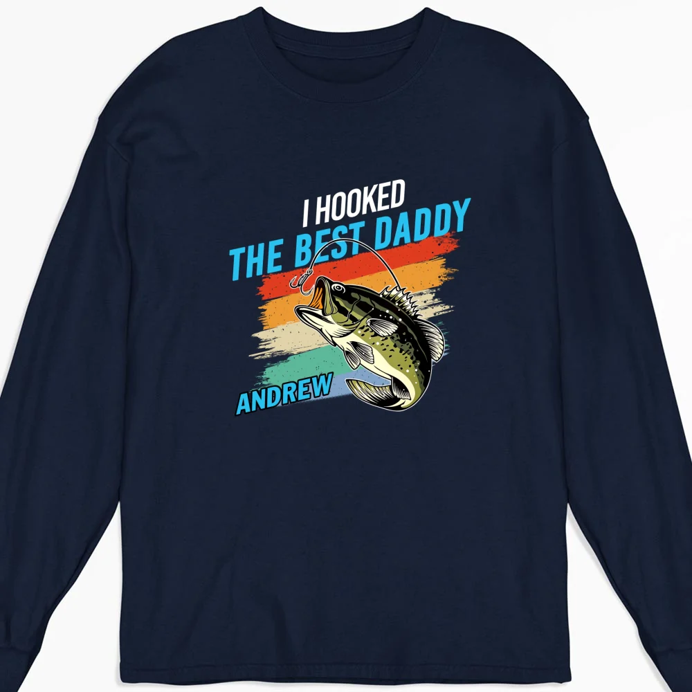 We Hooked The Best Daddy - Personalized Custom Shirt - Image 17