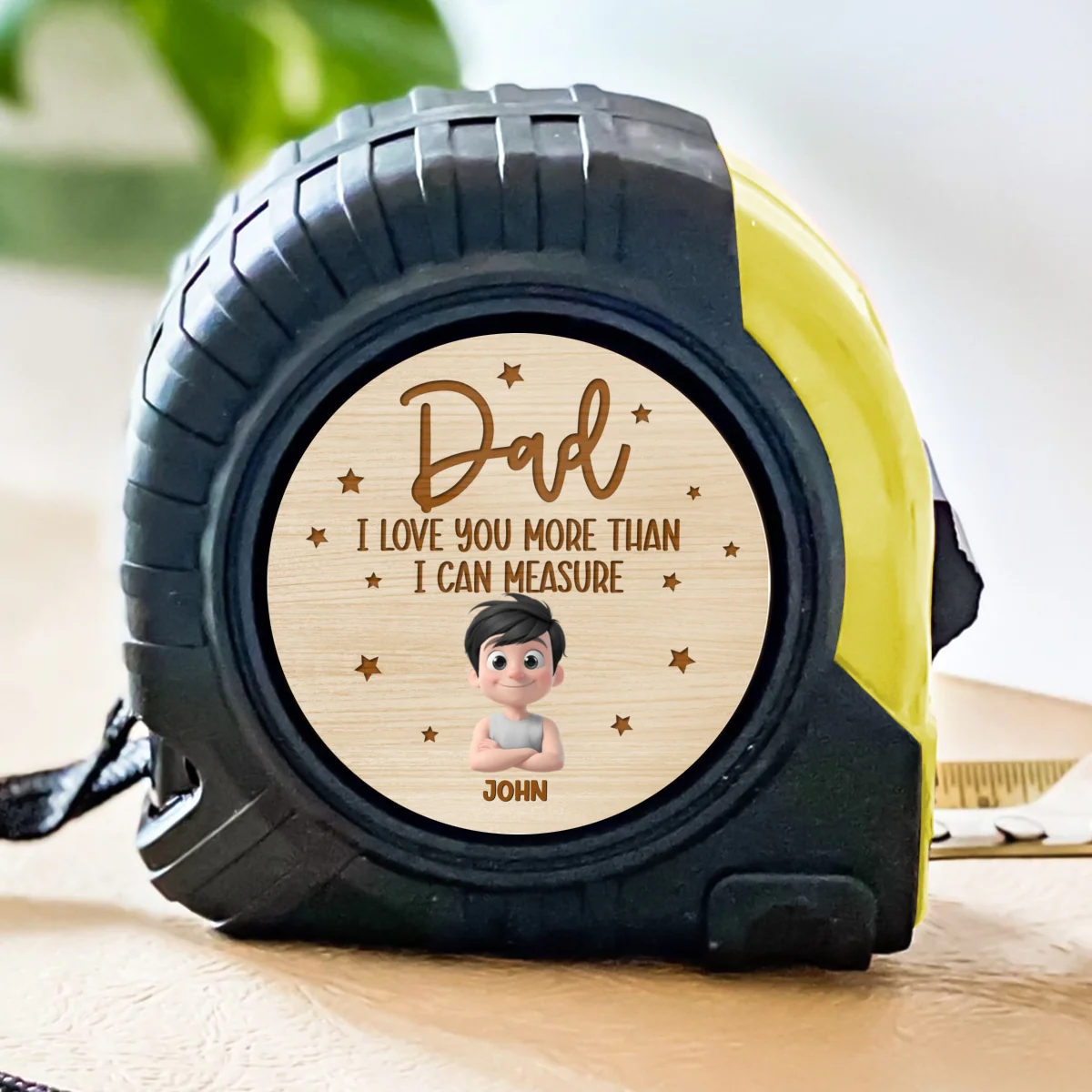 We Love You Dad - Personalized Custom Tape Measure - Image 6