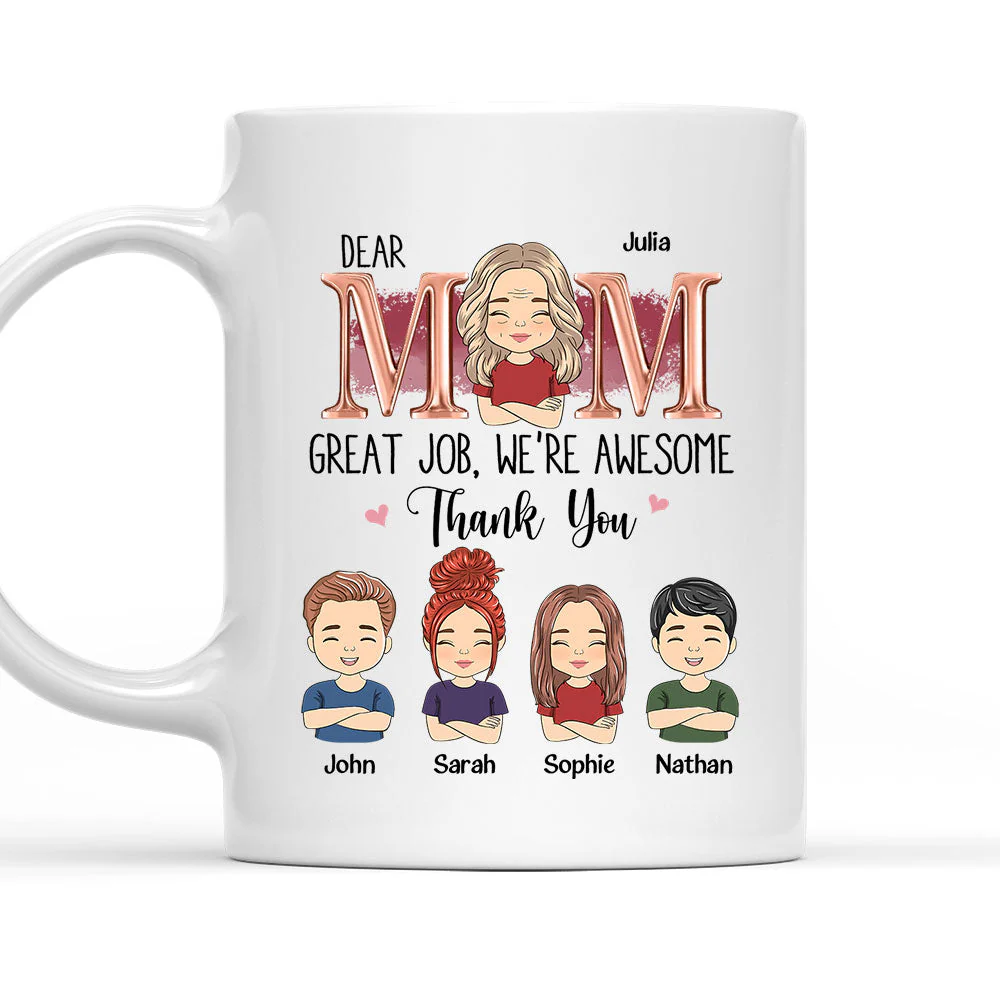 We Love You Every Day - Personalized Custom Coffee Mug