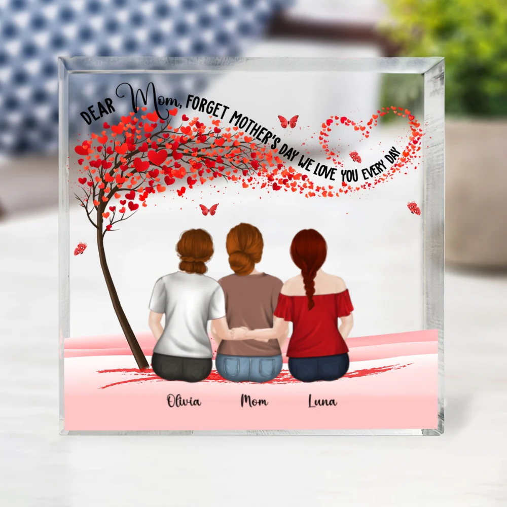We Love You Everyday - Personalized Custom Acrylic Plaque - Image 6