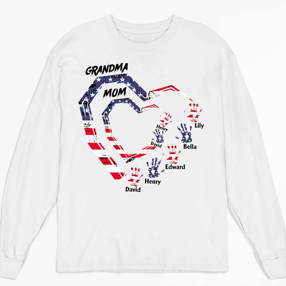 We Love You Grandma - Personalized Custom Shirt - Image 5