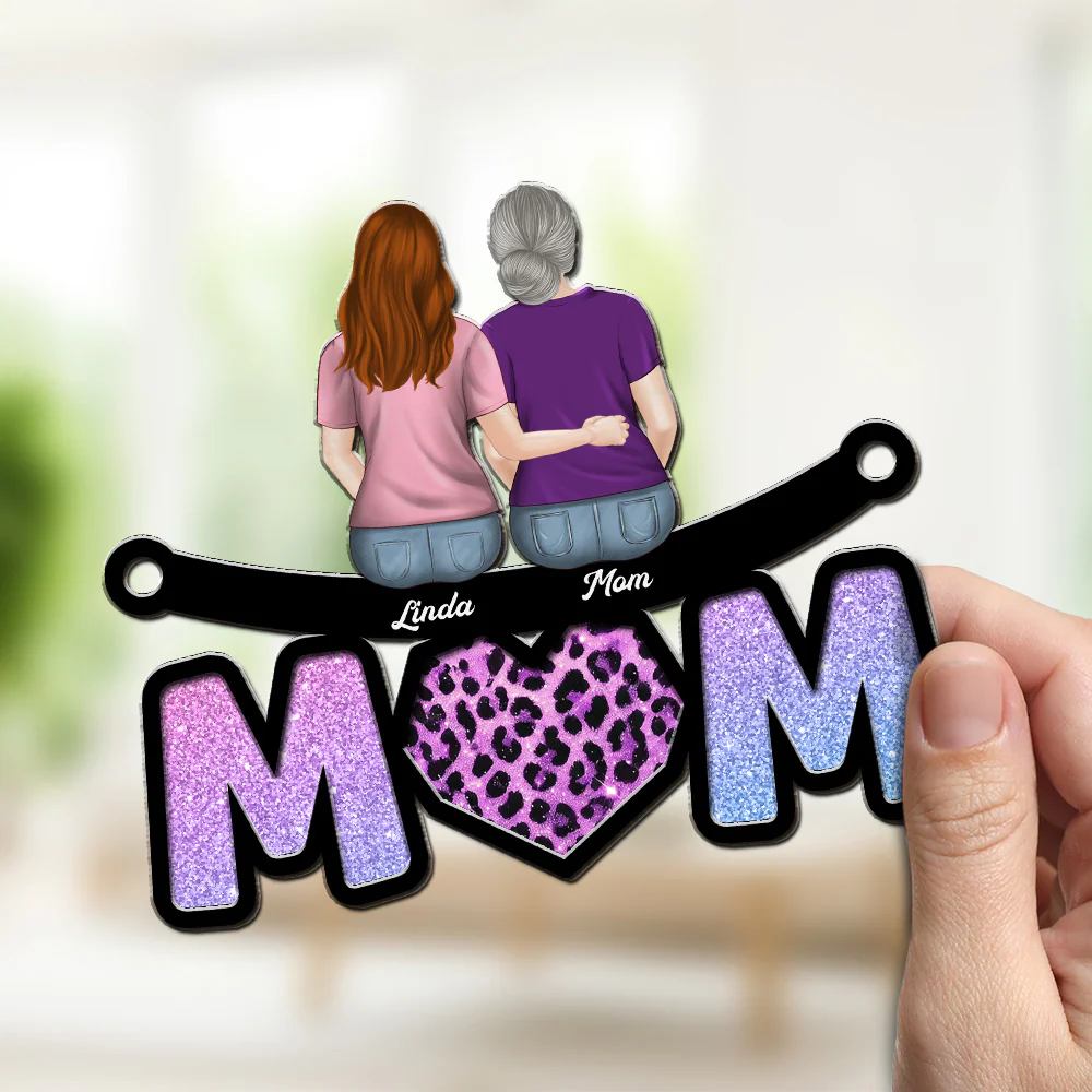 We Love You Mommy - Personalized Custom Suncatcher - Image 3
