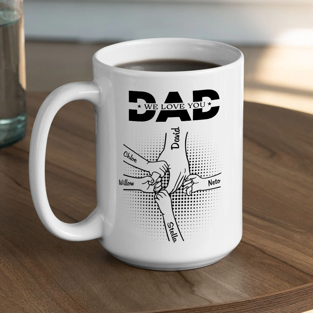 We Love You - Personalized Custom Mug - Image 4