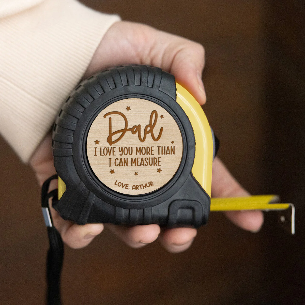 We Love You - Personalized Custom Tape Measure - Image 2
