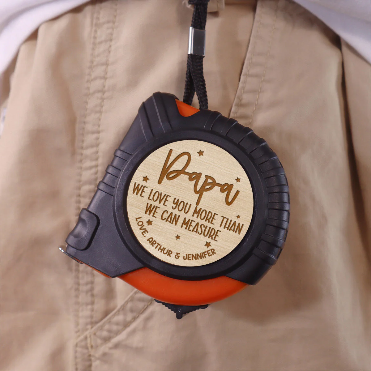 We Love You - Personalized Custom Tape Measure - Image 2