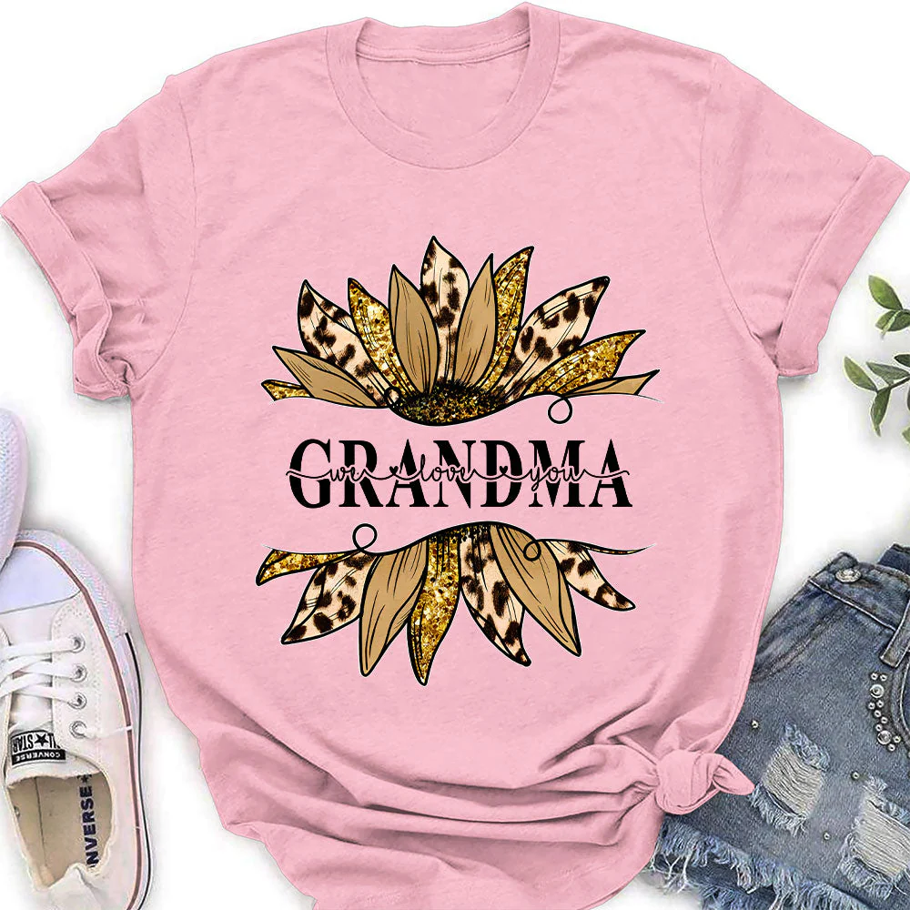 We Love You - Personalized Custom Women's T-shirt - Image 4
