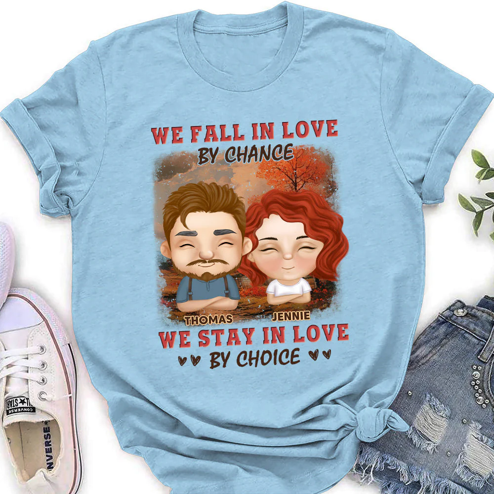 We Stay In Love - Personalized Custom Women's T-shirt - Image 2