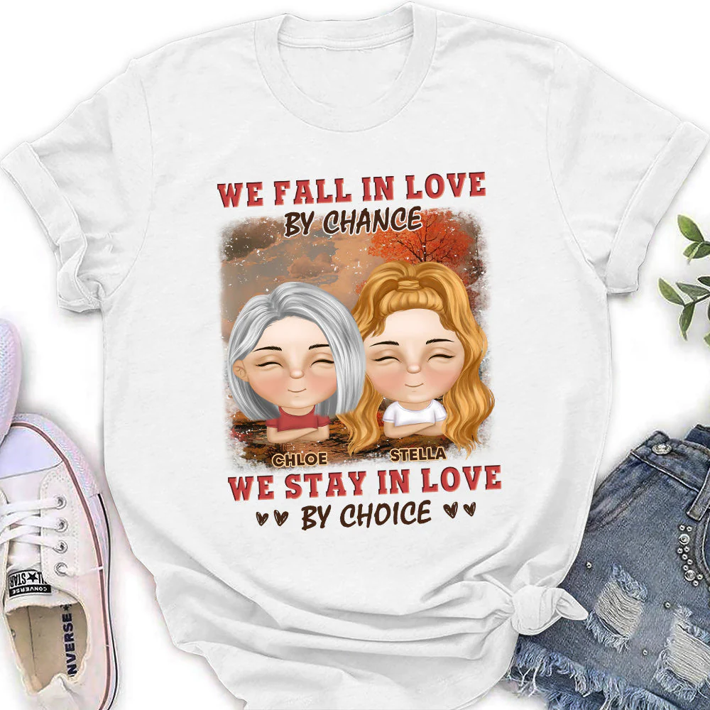 We Stay In Love - Personalized Custom Women's T-shirt - Image 3