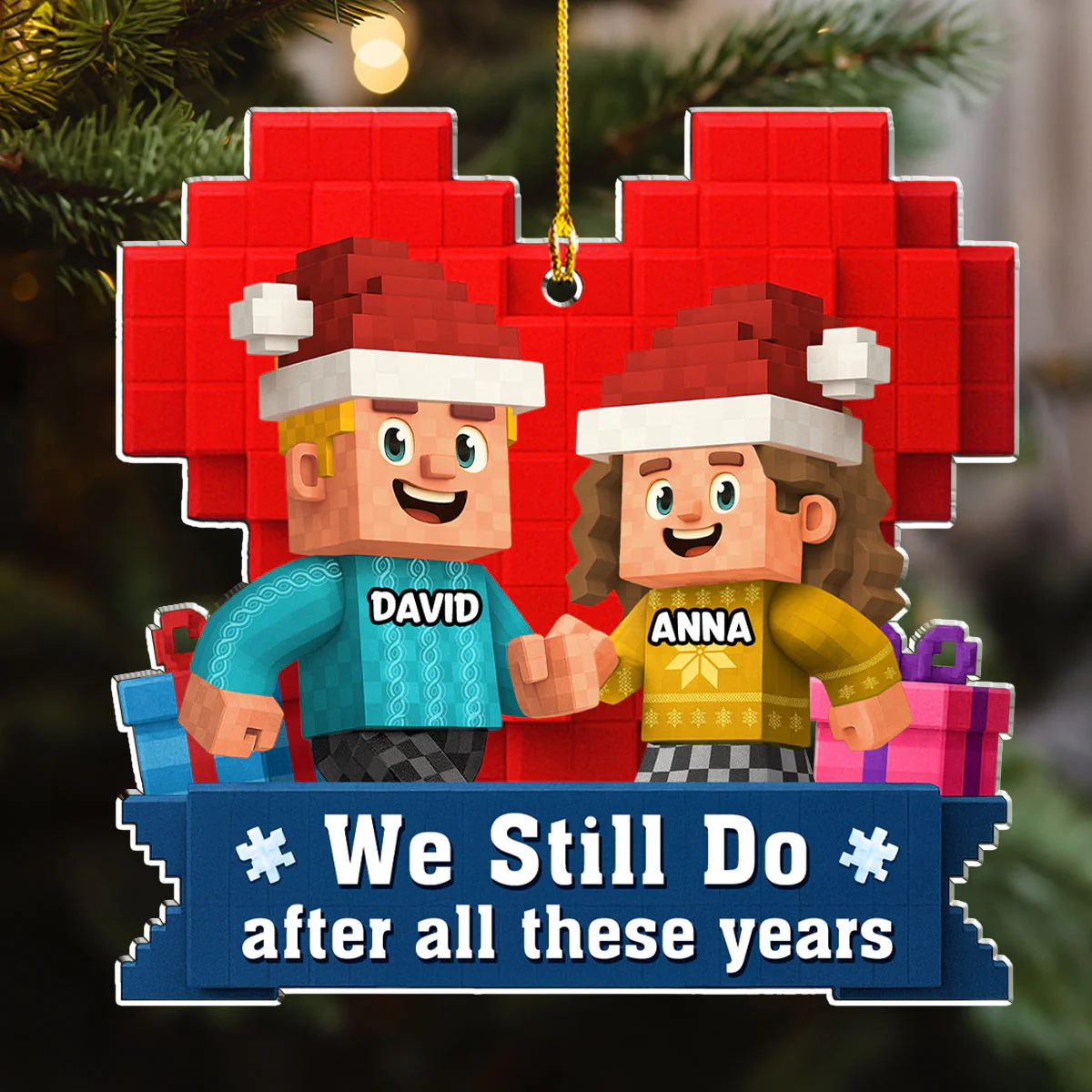 We Still Do - Personalized Custom Acrylic Ornament - Image 2