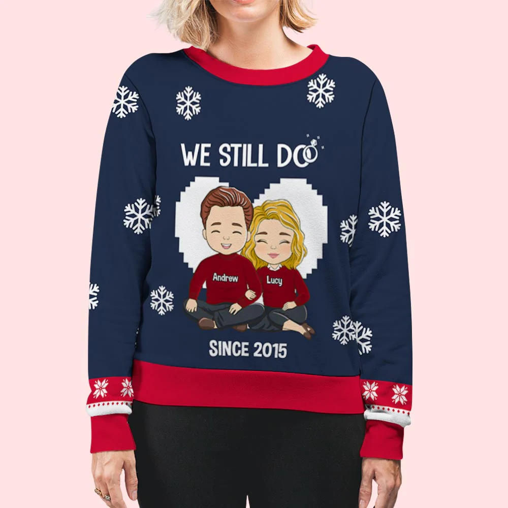 We Still Do - Personalized Custom All-Over-Print Sweatshirt - Image 4