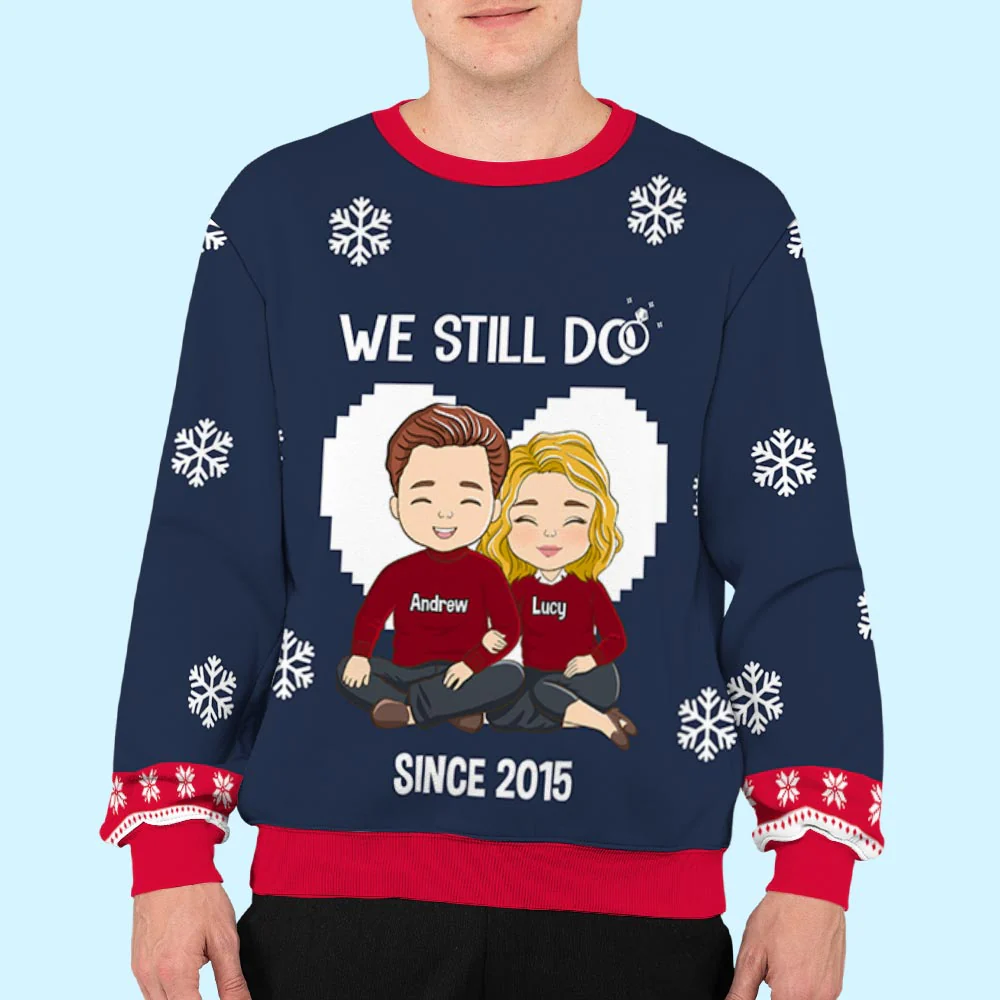 We Still Do - Personalized Custom All-Over-Print Sweatshirt - Image 7