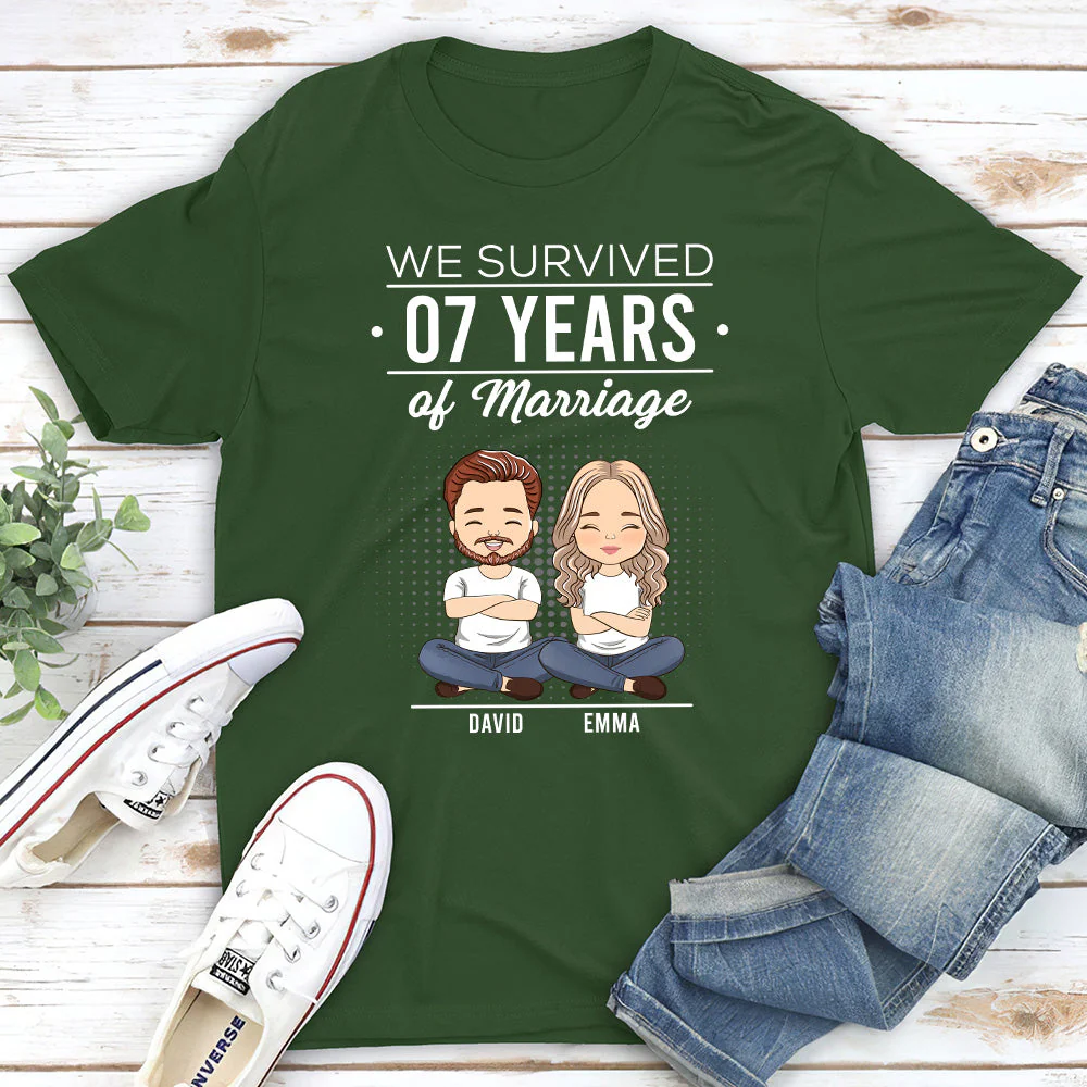 We Survived - Personalized Custom Classic T-shirt - Image 3