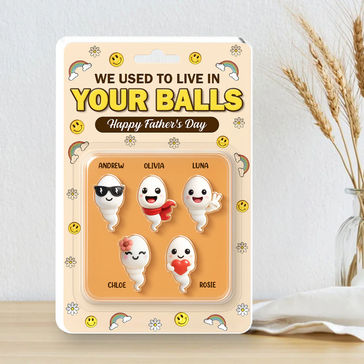 We Used To Lived In Your Balls - Personalized Custom Acrylic Plaque - Image 2