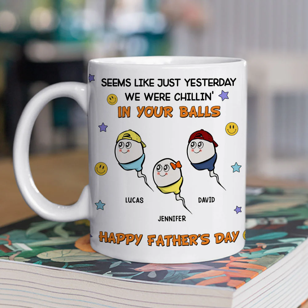 We Were Chilling - Personalized Custom Coffee Mug - Image 3