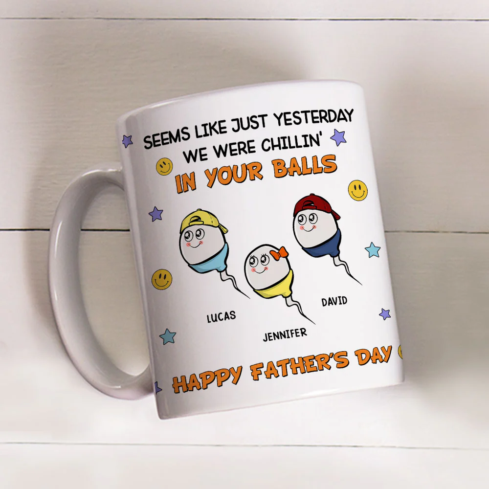 We Were Chilling - Personalized Custom Coffee Mug - Image 4