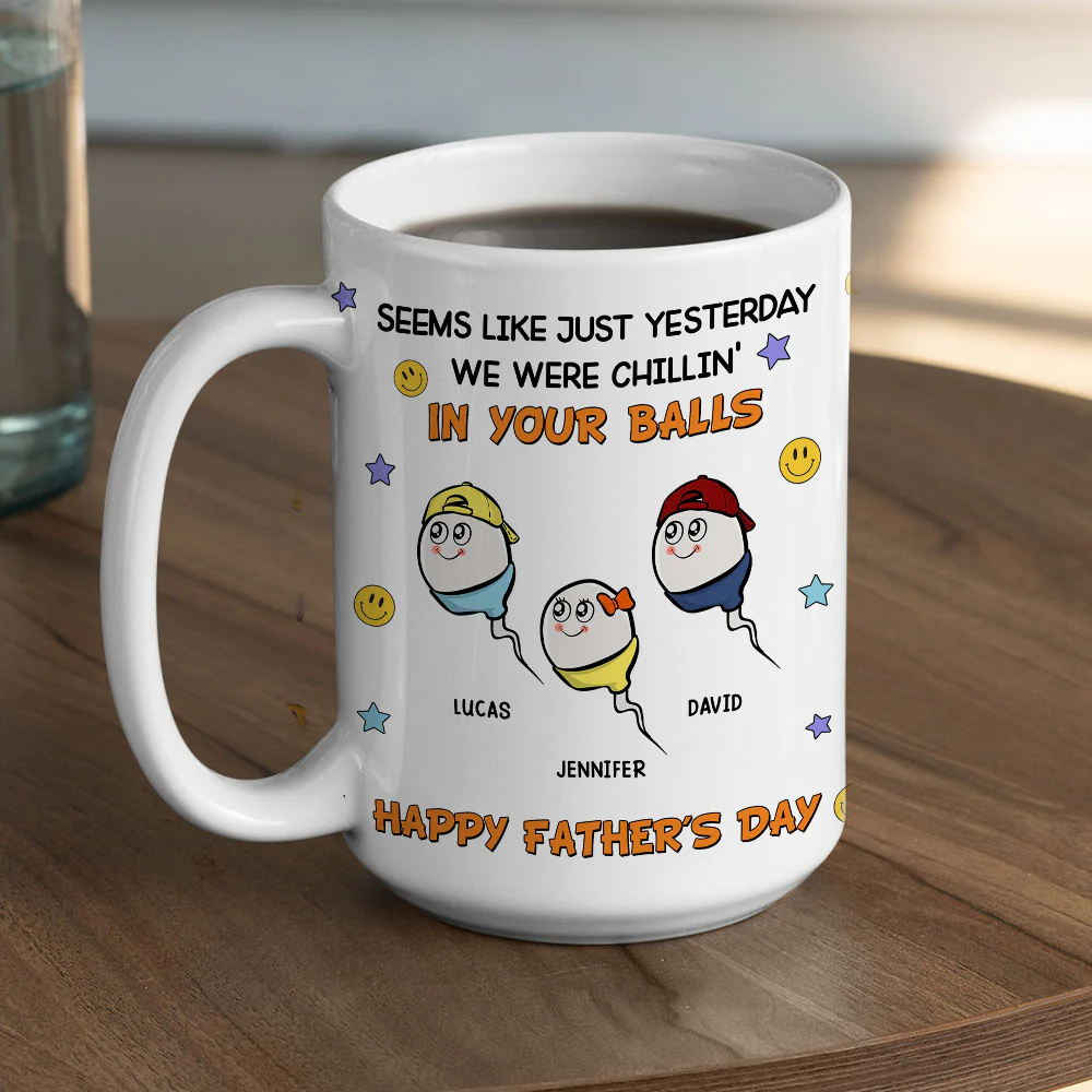 We Were Chilling - Personalized Custom Coffee Mug - Image 9
