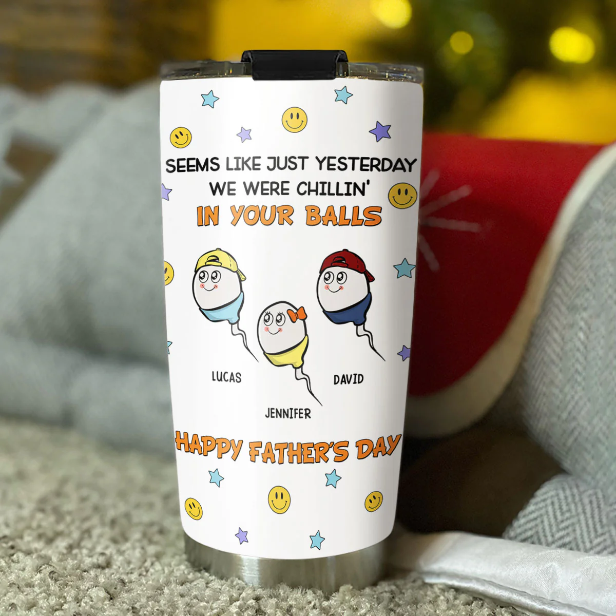 We Were Chilling - Personalized Custom Tumbler - Image 5