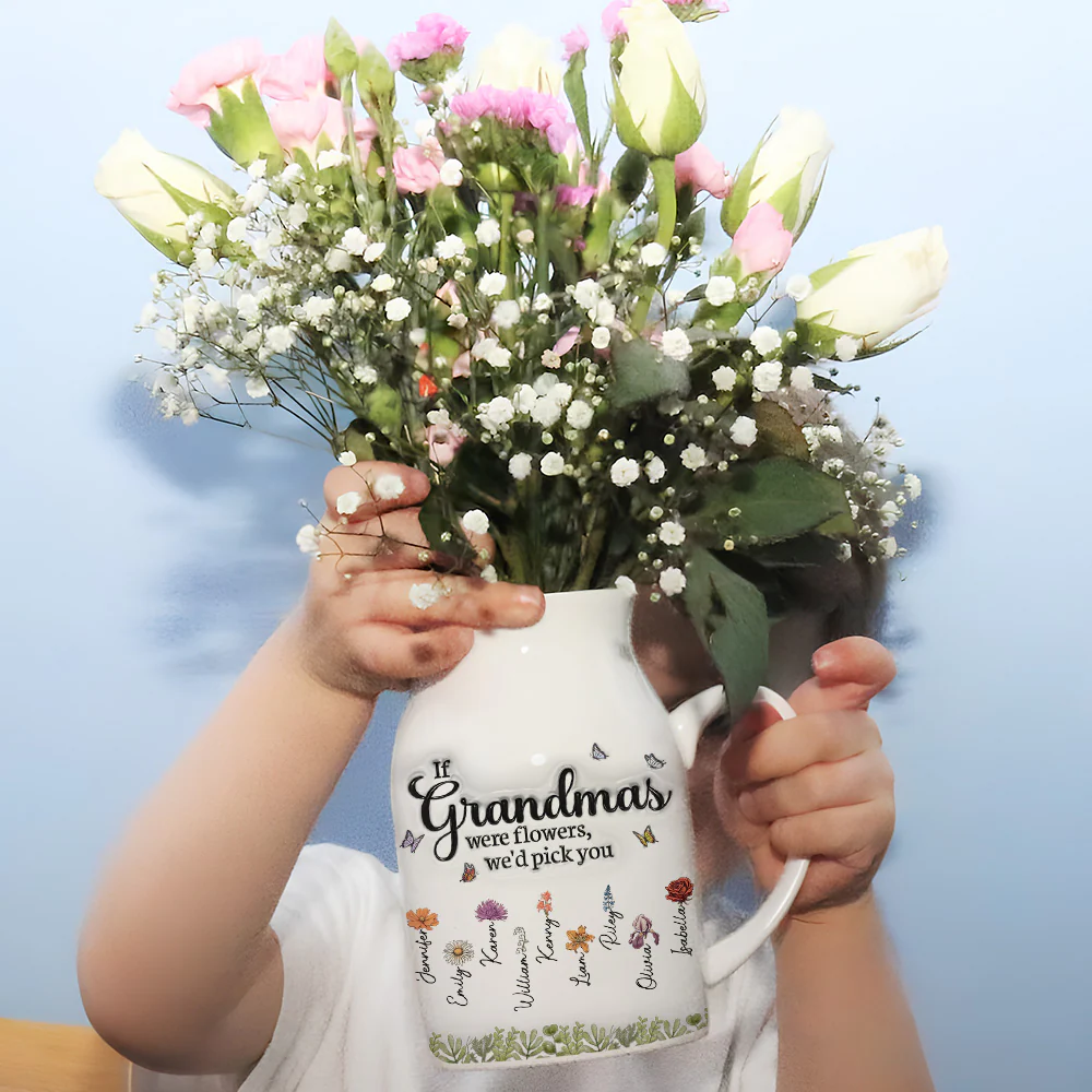We Would Pick You - Personalized Custom 3D Inflated Effect Flower Vase - Image 2