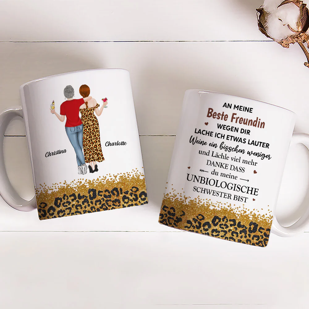 Wegen Dir Lache Ich Ein Bisschen Lauter – Personalisierte Kaffeetasse - Image 4