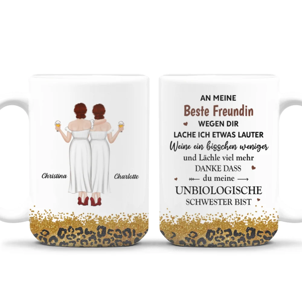 Wegen Dir Lache Ich Ein Bisschen Lauter – Personalisierte Kaffeetasse - Image 9