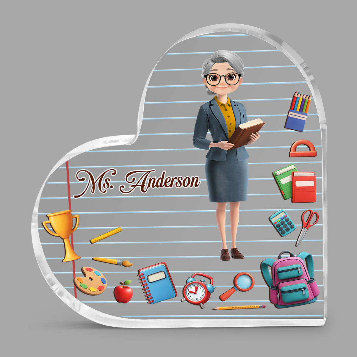 Welcome To Our Classroom - Personalized Custom Acrylic Plaque - Image 3