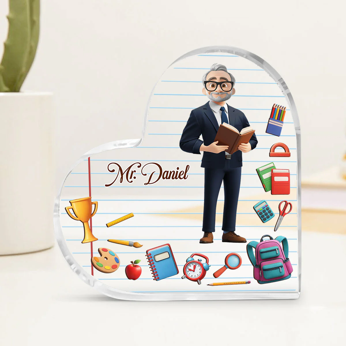 Welcome To Our Classroom - Personalized Custom Acrylic Plaque - Image 4