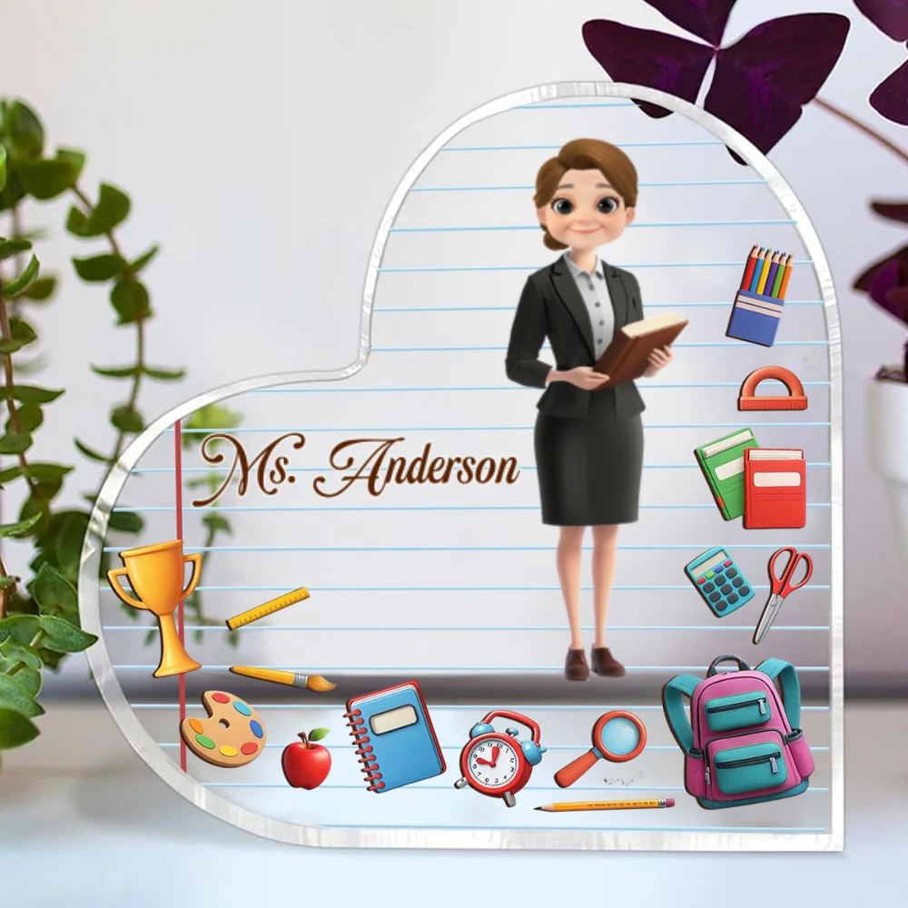 Welcome To Our Classroom - Personalized Custom Acrylic Plaque - Image 5