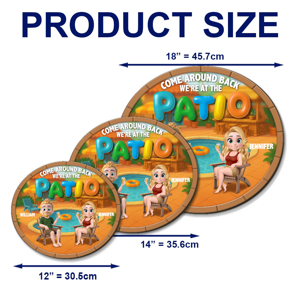 Welcome To Our Pool Paradise- Personalized Custom Wood Sign - Image 5
