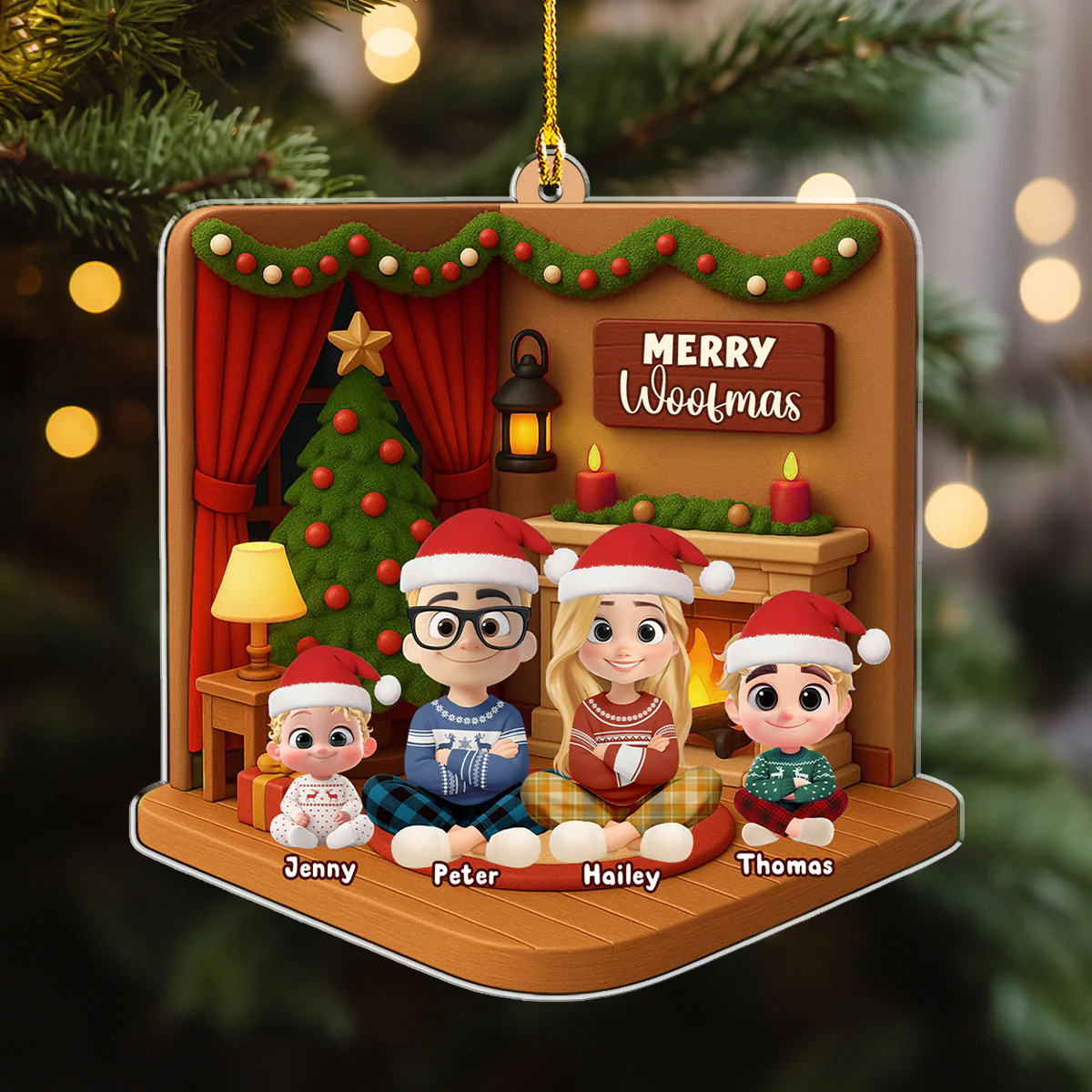 We Got The Christmas Joy - Personalized Custom 3D Effect Acrylic Ornament