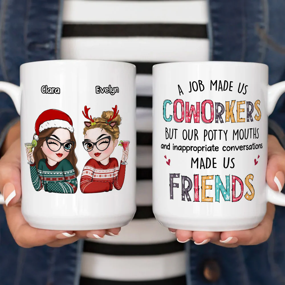What Made Us Friends - Personalized Custom Coffee Mug - Image 5