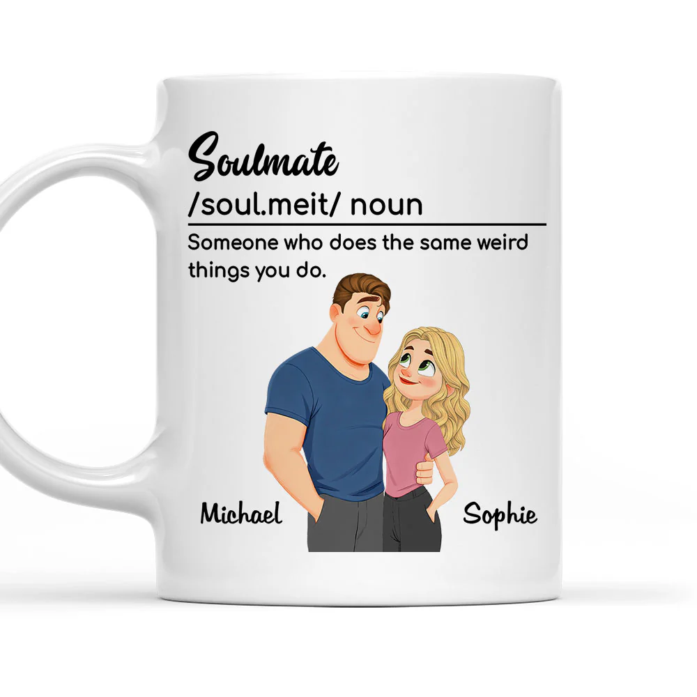 What Soulmates Do - Personalized Custom Coffee Mug