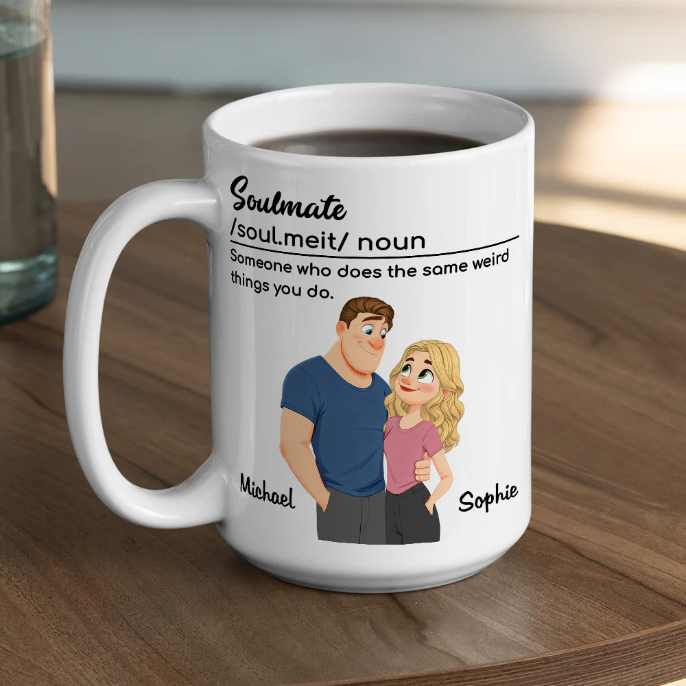 What Soulmates Do - Personalized Custom Coffee Mug - Image 5