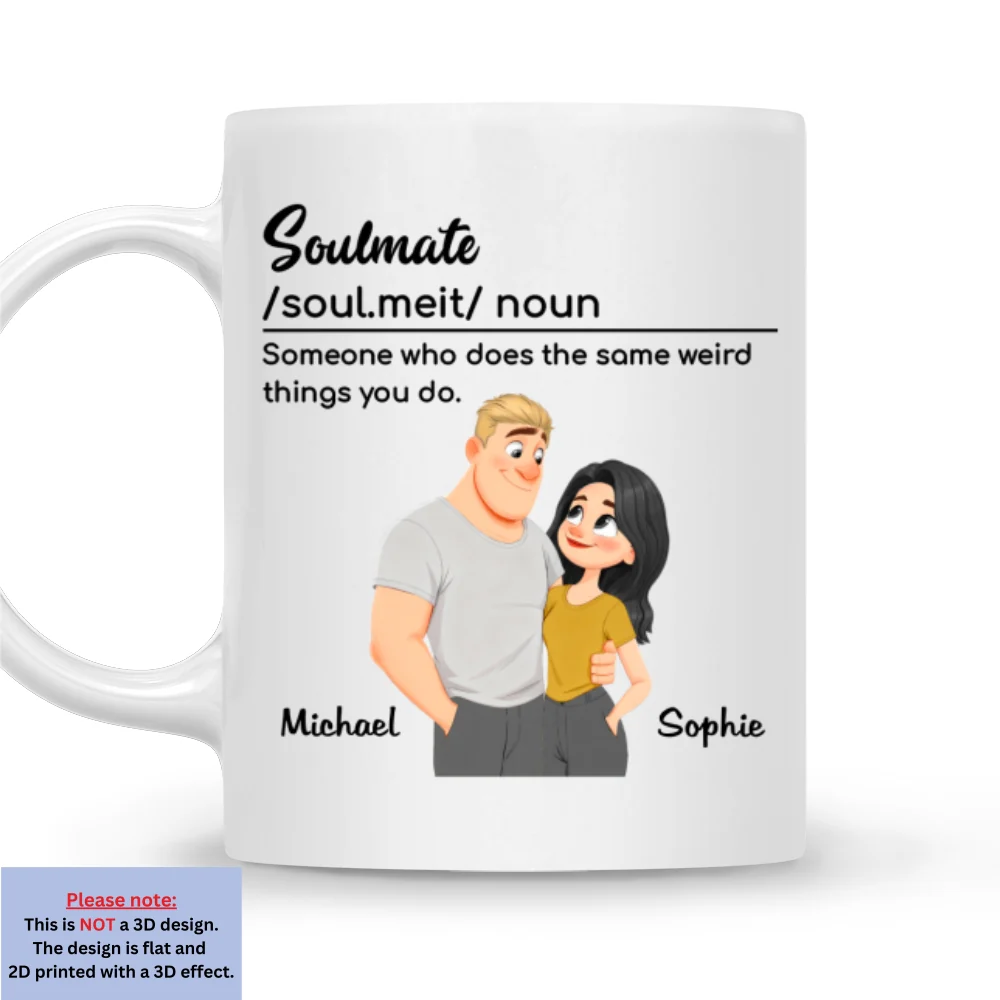 What Soulmates Do - Personalized Custom Coffee Mug - Image 7