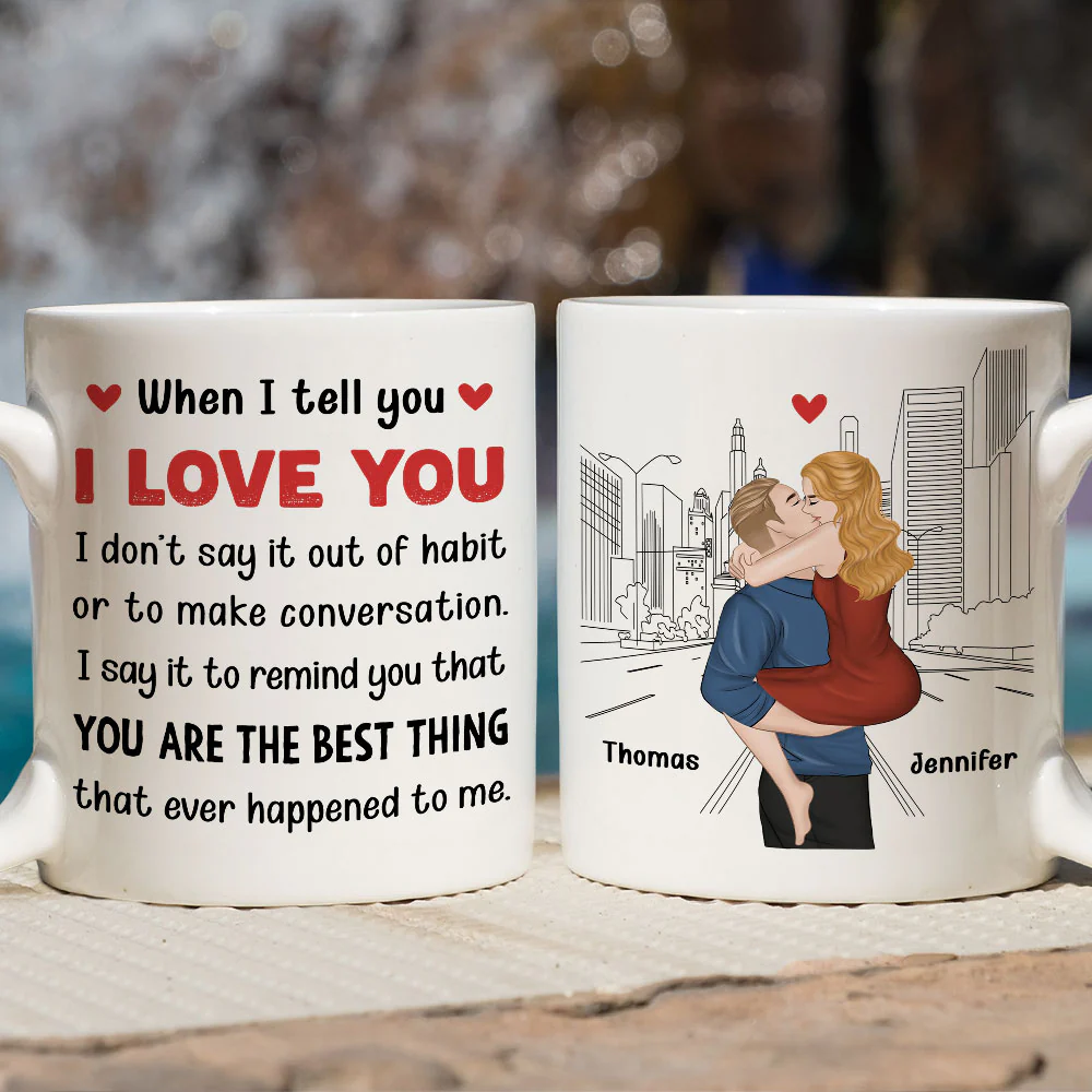 When I Tell You - Personalized Custom Coffee Mug - Image 3