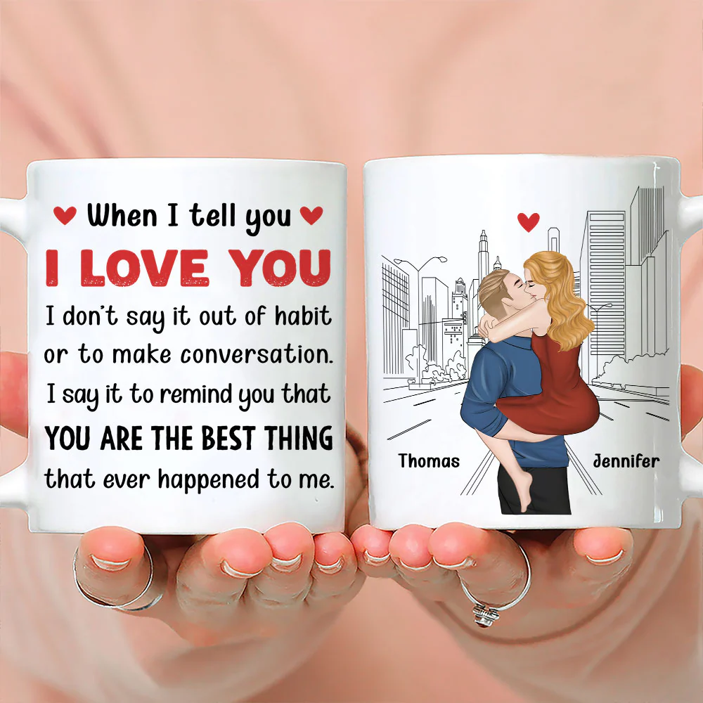 When I Tell You - Personalized Custom Coffee Mug - Image 5