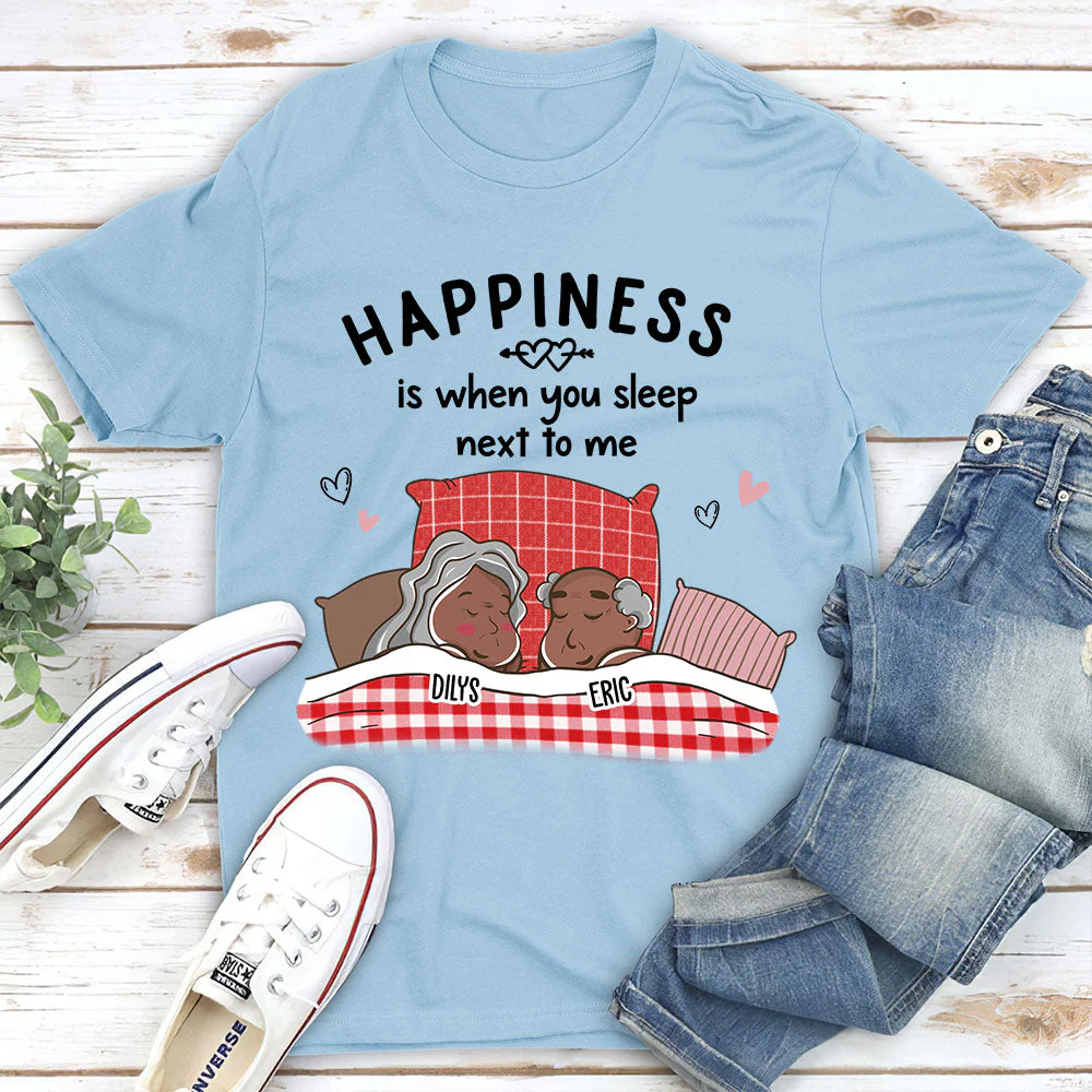 When You Sleep Next To Me - Personalized Custom Classic T-shirt - Image 4