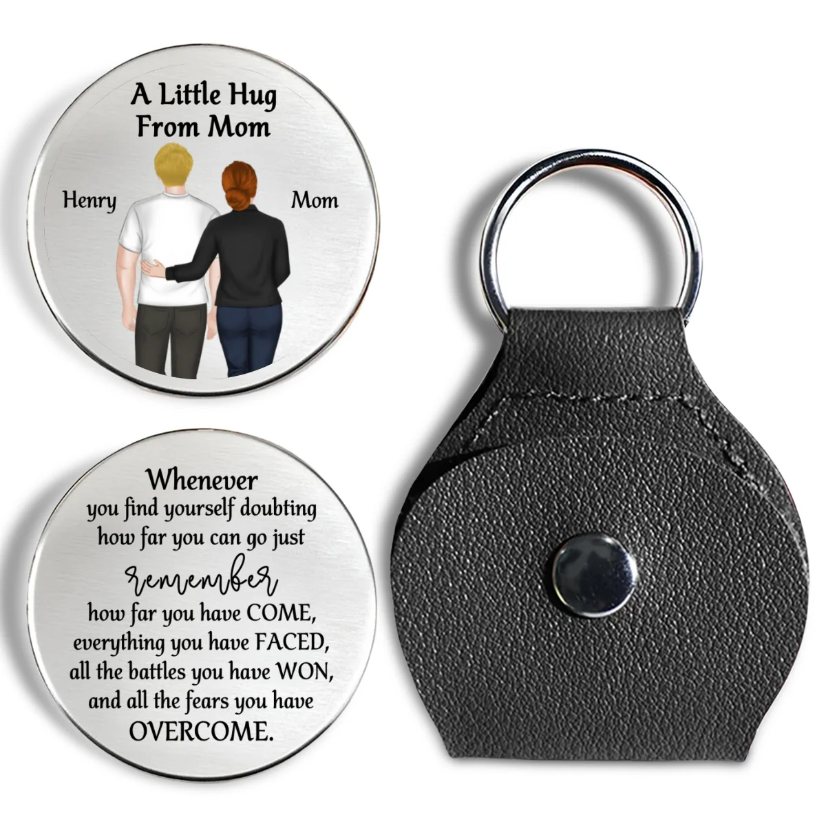 Whenever You Find Yourself Doubting - Personalized Custom Pocket Hug - Image 7