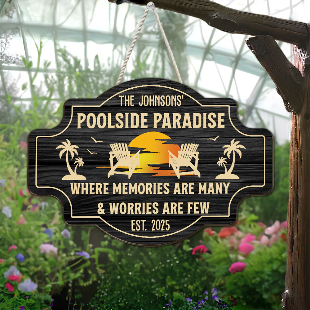 Where Memories Are Many - Personalized Custom Wood Sign - Image 2