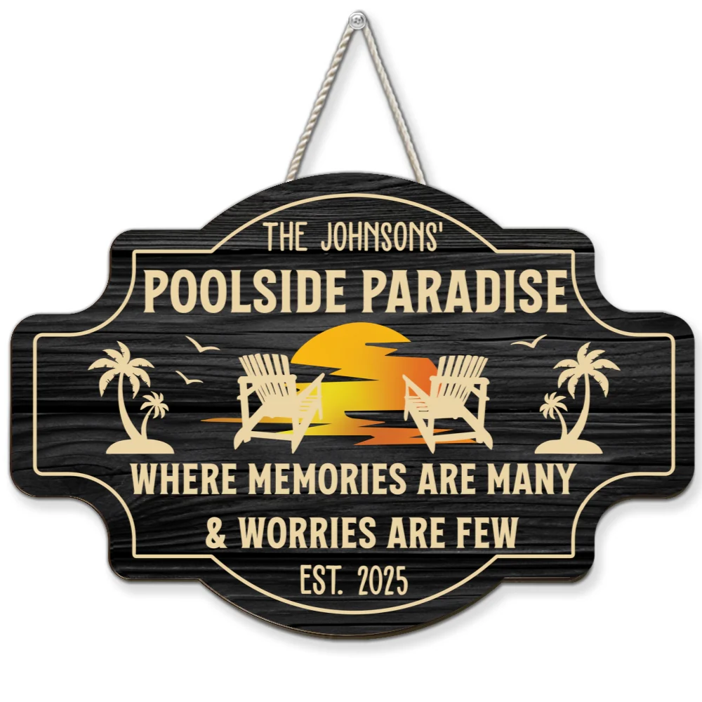 Where Memories Are Many - Personalized Custom Wood Sign - Image 8