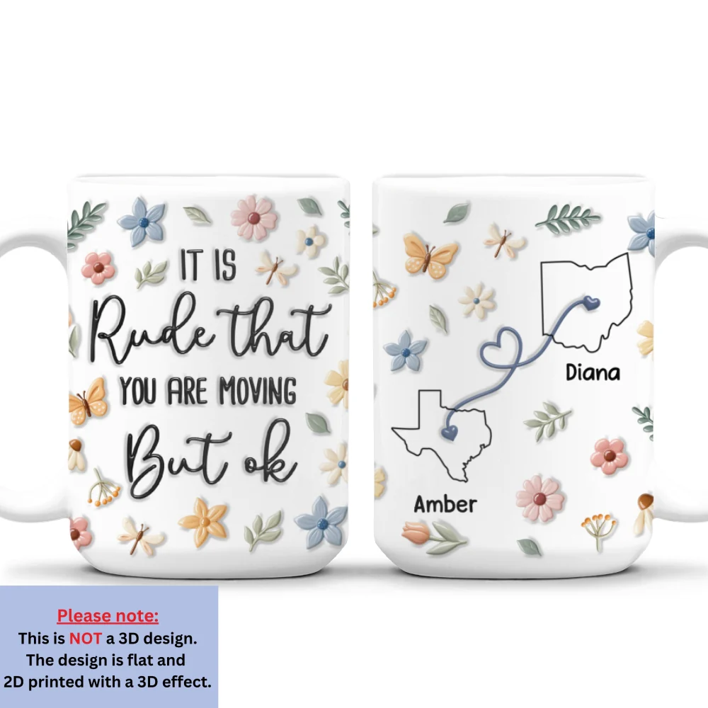 Who Allowed You To Move - Personalized Custom 3D Inflated Effect Mug - Image 8