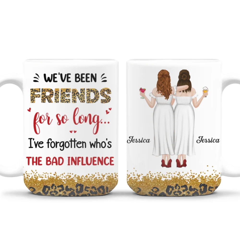 Who Is The Bad Influence Now - Personalized Custom Coffee Mug - Image 8